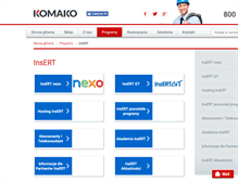 Tablet Screenshot of insert.komako.pl