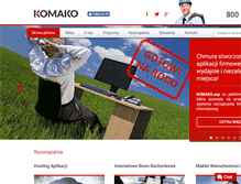 Tablet Screenshot of komako.pl